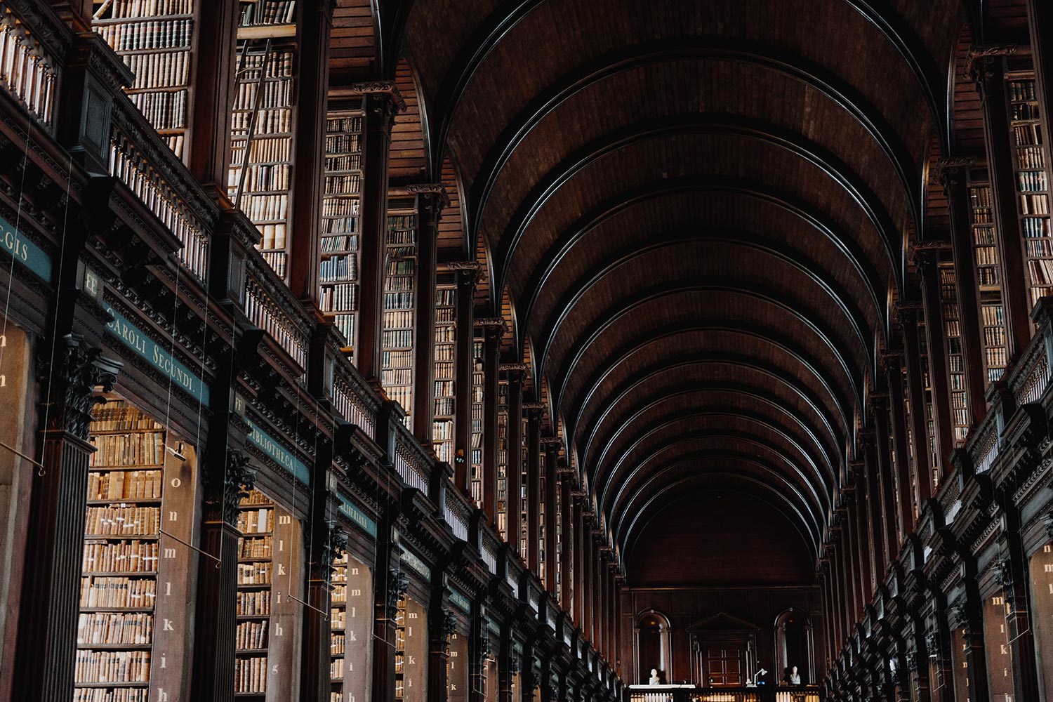 interior of law library